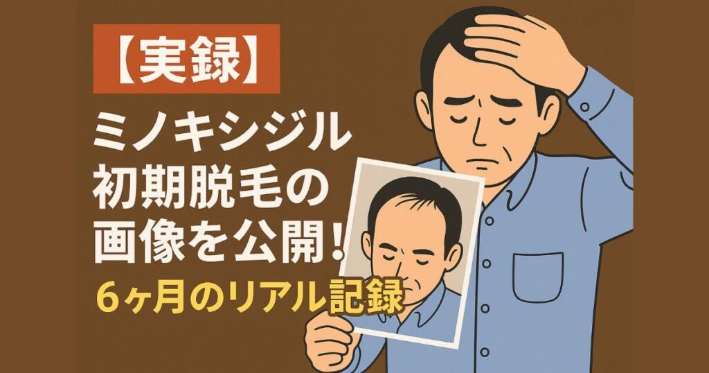 initial-hair-loss minoxidil photo