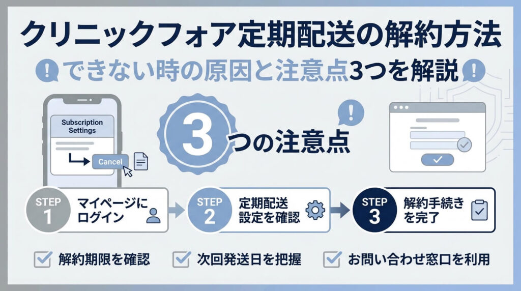How to Cancel Your Clinicfor Subscription: 3 Simple Steps