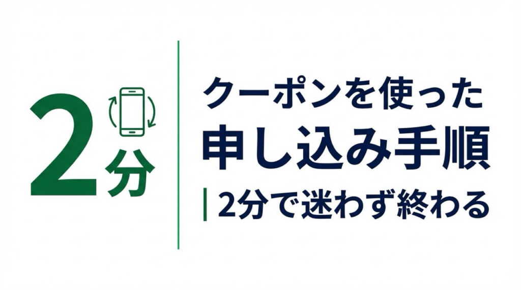 DMMオンラインクリニックでクーポンコードを使った申し込み手順を2分で解説